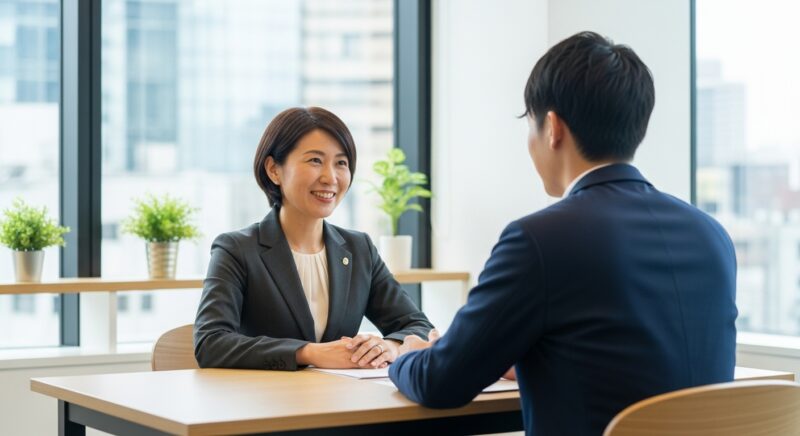 転職相談を通じてキャリアを整理する30代男性