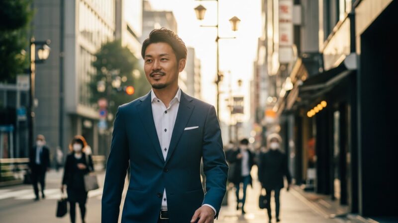 キャリア転換に前向きな一歩を踏み出す30代日本人男性